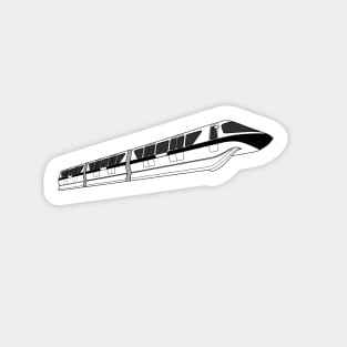 Black Monorail Line II Sticker